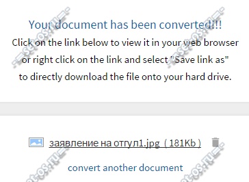 Cum se convertesc doc (docx) la jpg, png și pdf online gratuit, cum se configurează