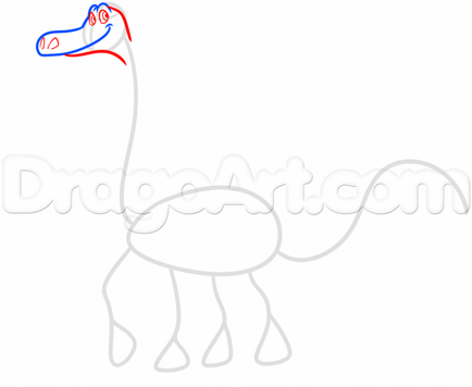 Як намалювати гарного динозавра Арло