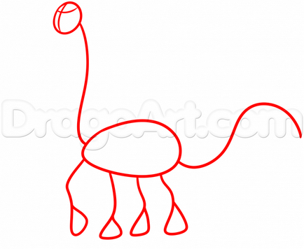 Cum de a desena un bun dinozaur arlo