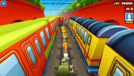 Як називається гра, де хлопчик бігає по потягах і збирає монети, guide-apple