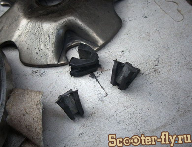 Як визначити знос роликів (важків) варіатора скутера інтернет магазин scooter-fly