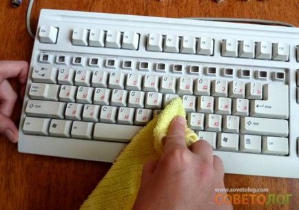Cum de a curăța tastatura - sovietolog