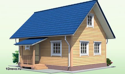Як побудувати невеликий дерев'яний будинок з бруса своїми руками