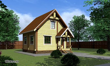 Як побудувати невеликий дерев'яний будинок з бруса своїми руками
