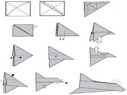 Cum de a face un avion din hârtie pas-cu-pas instrucțiuni și sfaturi despre a face aeronave din hârtie,