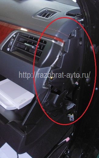 Eltávolítása a panel a Toyota Camry