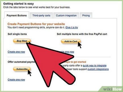 Cum se creează butonul de plată paypal