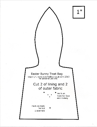 Як зшити пасхальну сумочку у вигляді кролика