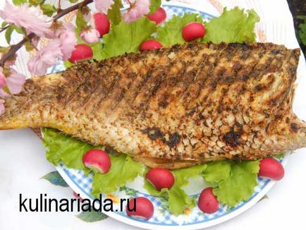 Carp a grill kulinariada