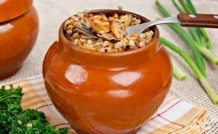 Porridge într-o oală în cuptorul pas cu pas rețete, conținut caloric