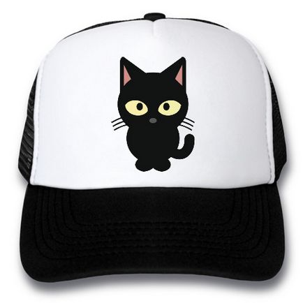 Кепка-тракер чорний котик - купити в інтернет-магазині