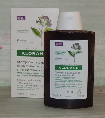Șampon de înflorire Klorane cu extract de chinină și vitamine din