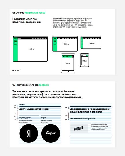 Összetétele a web design - hogyan lehet létrehozni egy egységes design