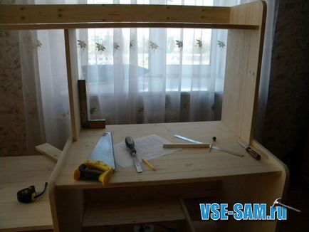 Комп'ютерний стіл з меблевого щита - зроби сам своїми руками вироби, саморобки