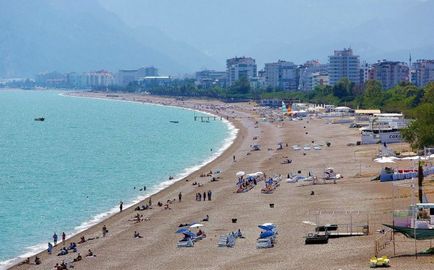 Konyaalti - zona antalya, poze cu plaja konyalts din Turcia