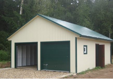 Garaj de acoperiș al recomandărilor de așezare profilate