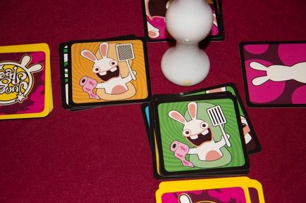 Кролики в швидких джунглях - огляд настільної гри jungle speed rabbidz, frogged dice - блог про