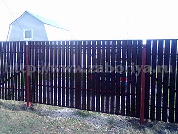 Cumpărați un gard dintr-un piatră metalică la prețurile producătorului cu instalare la Moscova