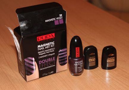Лак для нігтів pupa magnetic nail art kit - відгуки, фото і ціна