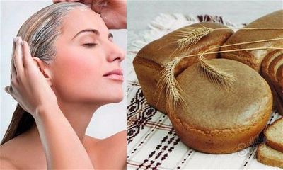 Маска для волосся з житнього хліба