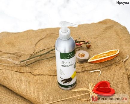 Масажне масло alpstories massage oil ваніль - «ванільне масло для масажу - неймовірний аромат і