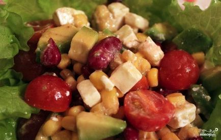 Salată mexicană - rețetă pas cu pas cu fotografie
