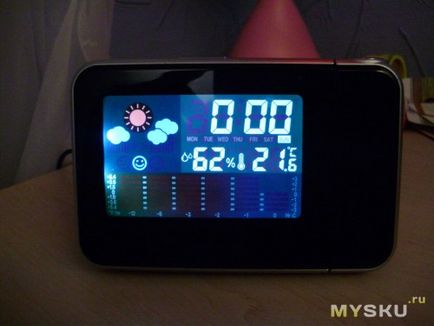Багатофункціональний годинник з проектором часу