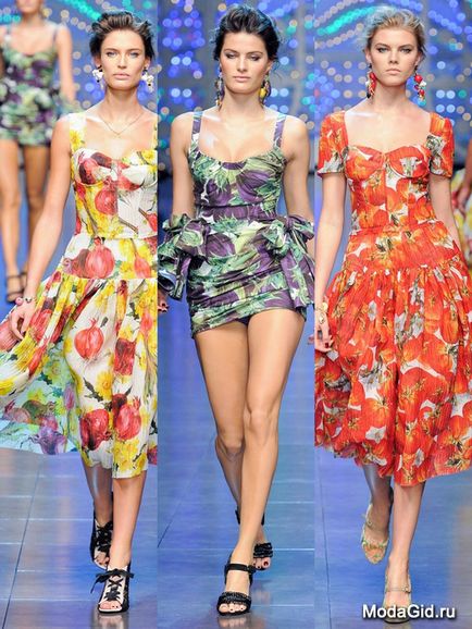 Divat trendi nyomatok Spring-Summer 2012