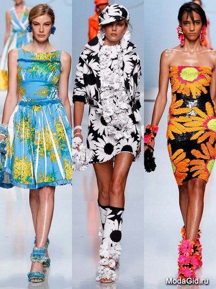 Stilul de moda si stil imprima primavara-vara 2012