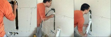 Instalarea unui cablu ascuns în perete