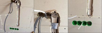 Instalarea unui cablu ascuns în perete