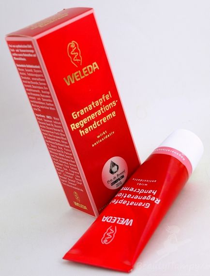 Opinia mea despre crema de mâini regeneratoare de rodie weleda