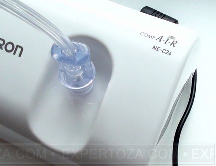 Privire de ansamblu asupra nebulizatorului de compresoare (inhalator) omron ne-c24, expertoza