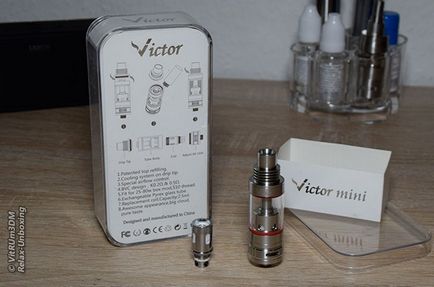 Огляд необслуговуваного атомайзера victor mini atomizer