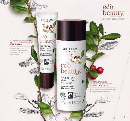 Az Oriflame egy frissített sorozat ecobeauty