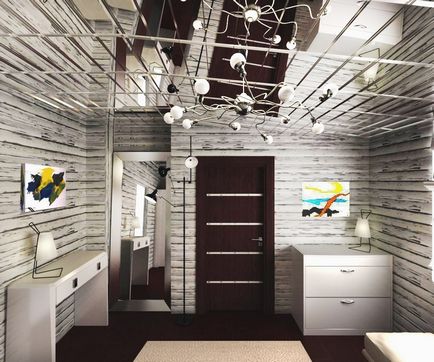 Jellemzők öko-stílus a belső folyosó, nappali, hálószoba, gyerekszoba és fürdőszoba, szép design