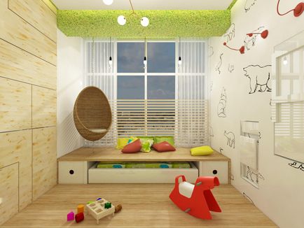 Oferă stil ecologic în interiorul holului, living, dormitor, pentru copii și baie, design frumos
