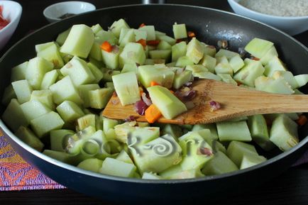 Növényi rizzsel - lépésről lépésre recept képpel, főzelékek