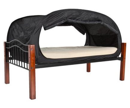 Переносна ліжко-палатка privacy pop bed tent купити, ціни, відгуки, фото, відео