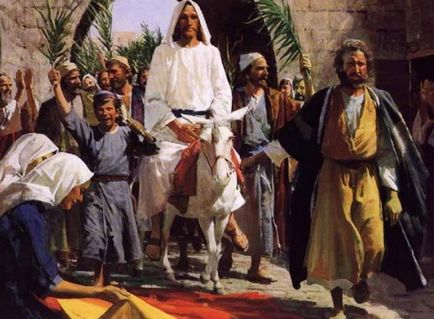 Чому ісус Христос в'їжджав в Єрусалим на віслюку, а не на коні