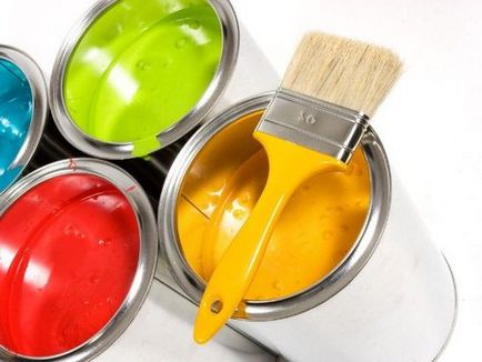 fűtéscső festék előkészítése és festék a kezüket