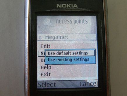 Exemplu de configurare a gprs pe telefon pe telefon nokia 3230, megafon