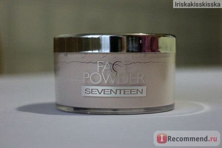 Пудра розсипчаста seventeen face powder - «багато, багато пудри від seventeen фото», відгуки покупців