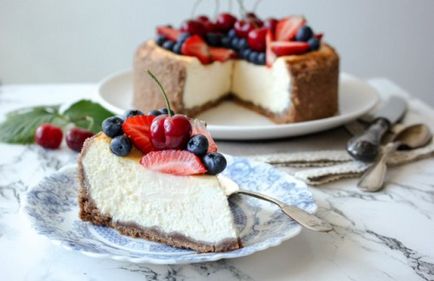 Sajttorta recept otthon fotók lépésről lépésre