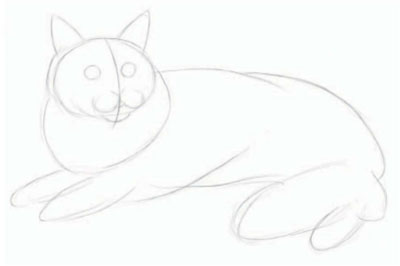 Pentru a atrage ochii de pisici în etape - cum să atragă o pisică care desenează o pisică în etape cu un creion