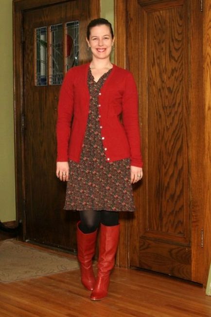 Cu ce ​​sunt cizme roșii - cizme roșii cu ce să purtați, cum să combinați mai mult de 30 de fotografii