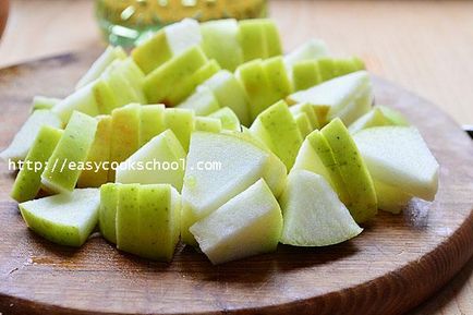 Almás pite alma joghurt recept fotókkal lépésről lépésre a sütőben, egyszerű receptek