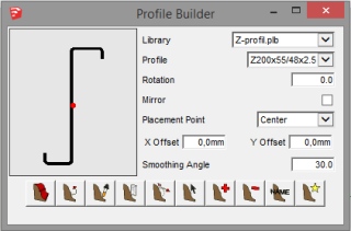 Sketchup, fațadă pe acoperiș