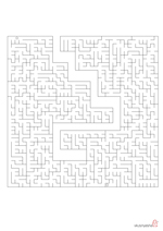 Kihívó mazes print