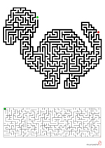 Kihívó mazes print